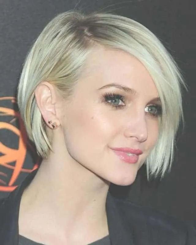 short A line bob haircut