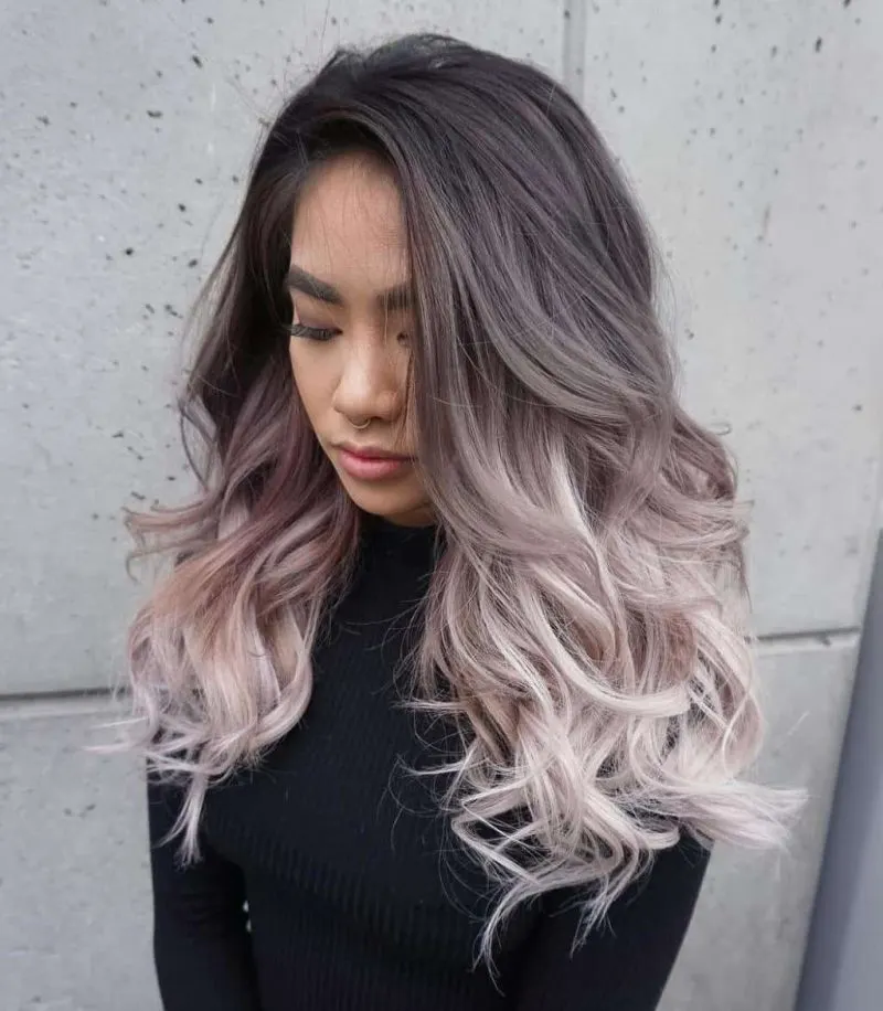 ombre hair color idea for girl 