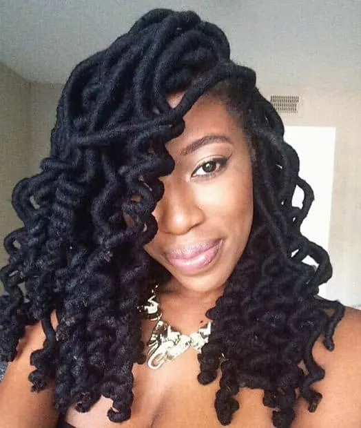  Curls hairstyle for black women