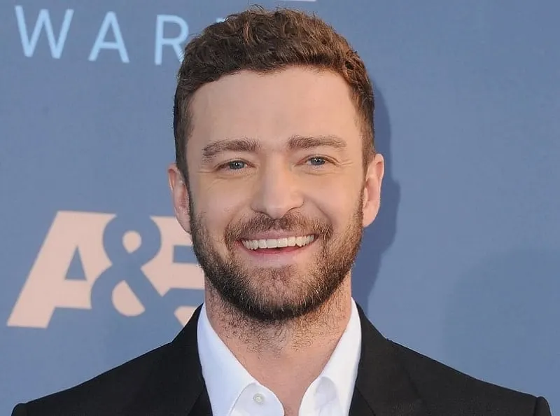 Justin Timberlake's Brown Curly Hair