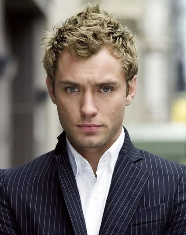 Jude Law's blonde hair