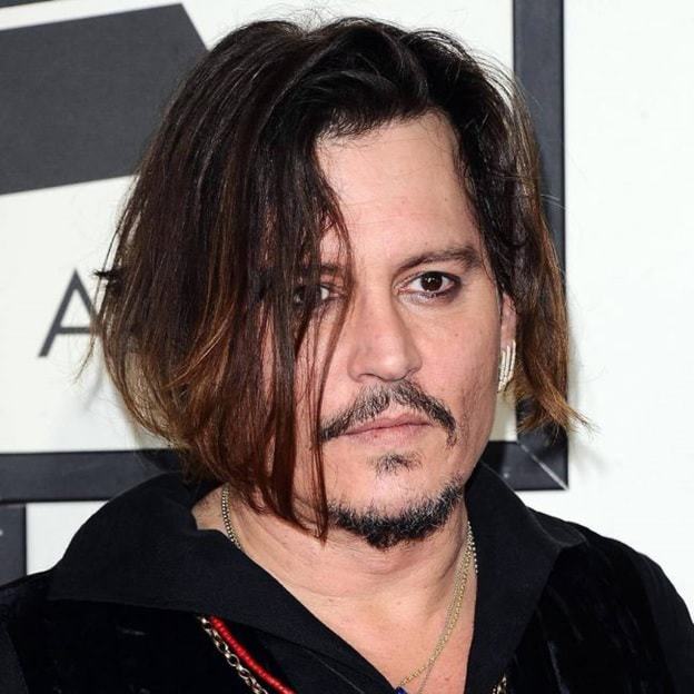 Johnny Depp's long hair