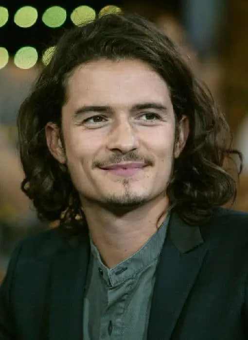 Orlando Bloom's Long Wavy Hair