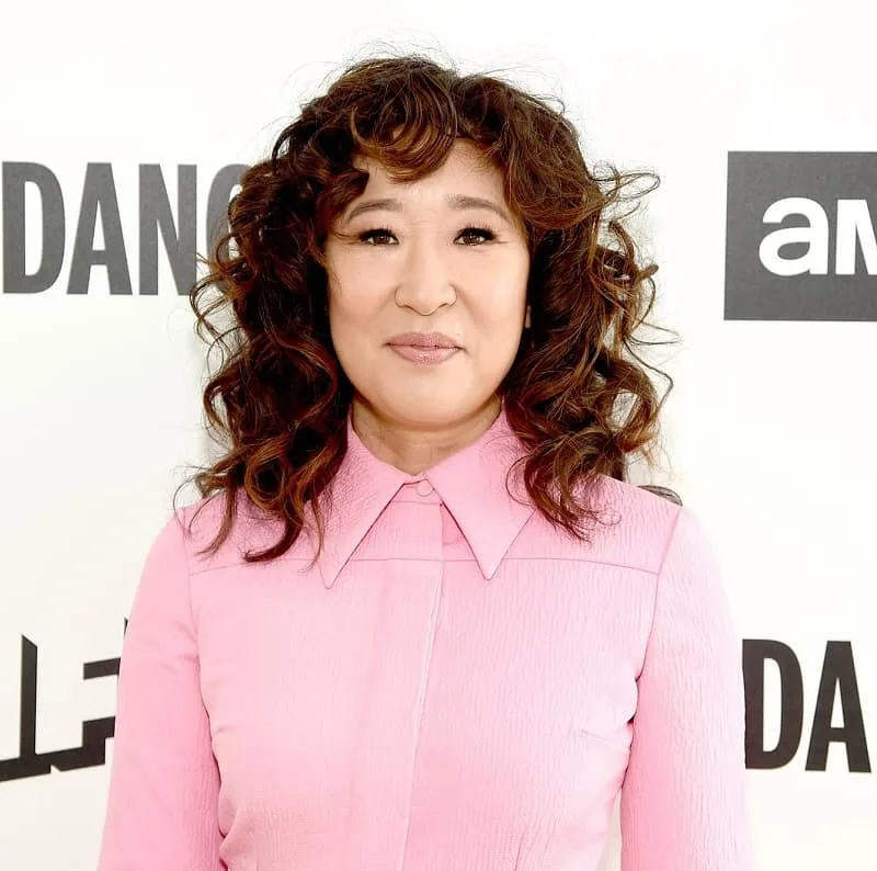 actress with curly hair -Sandra Oh