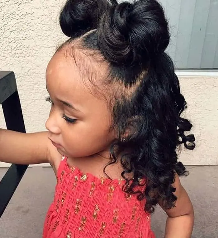 40 Easy Hairstyles for 3YearOld Black Girls  Coils and Glory