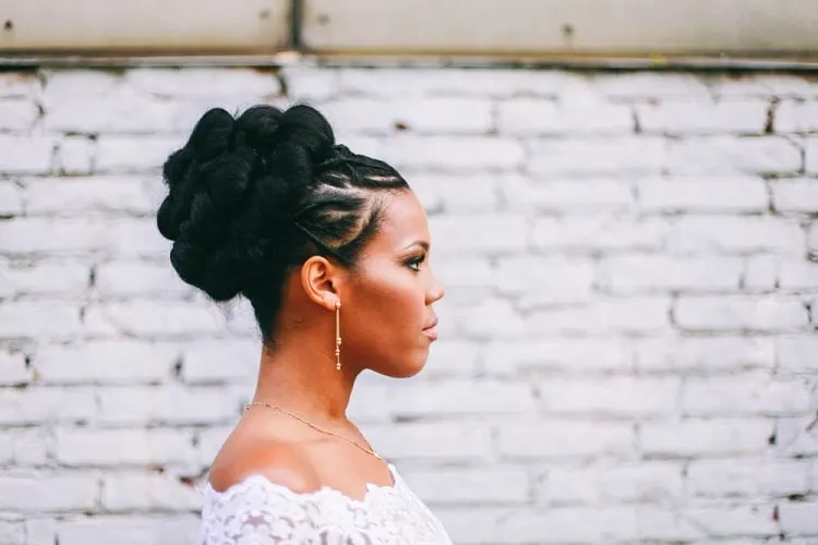 african american wedding hairstyle