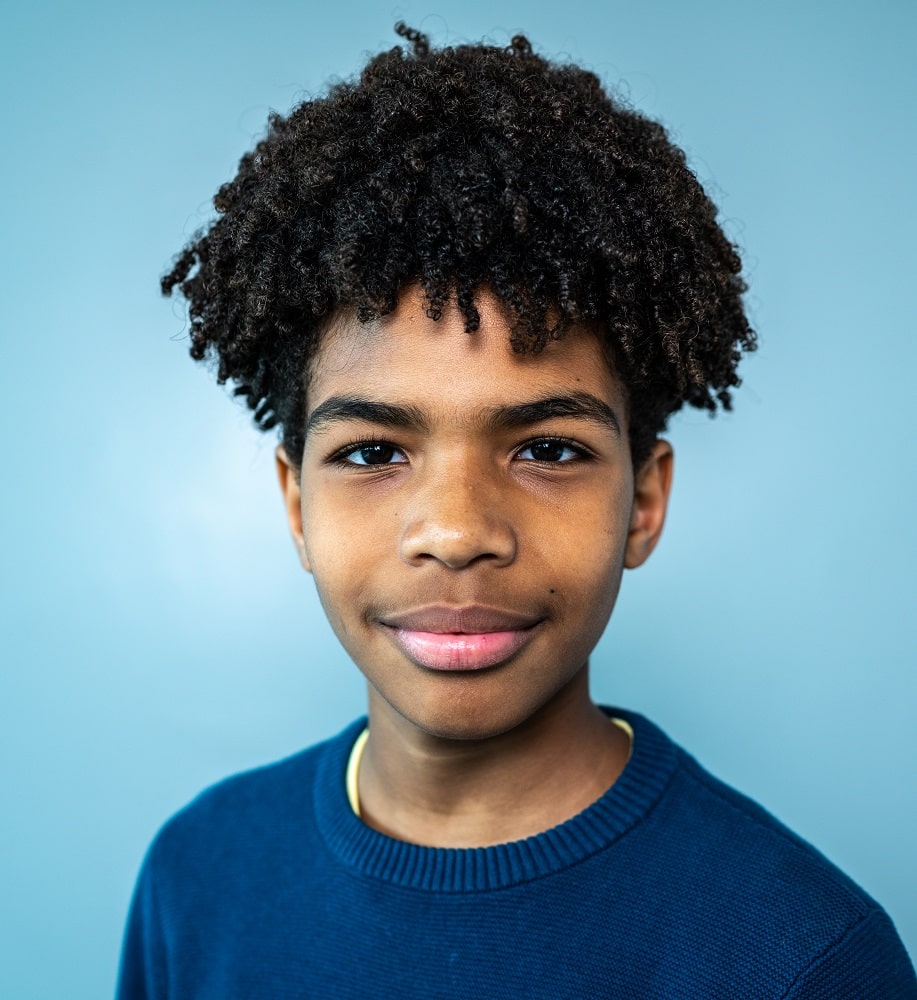 afro haircut for 13 year old boys