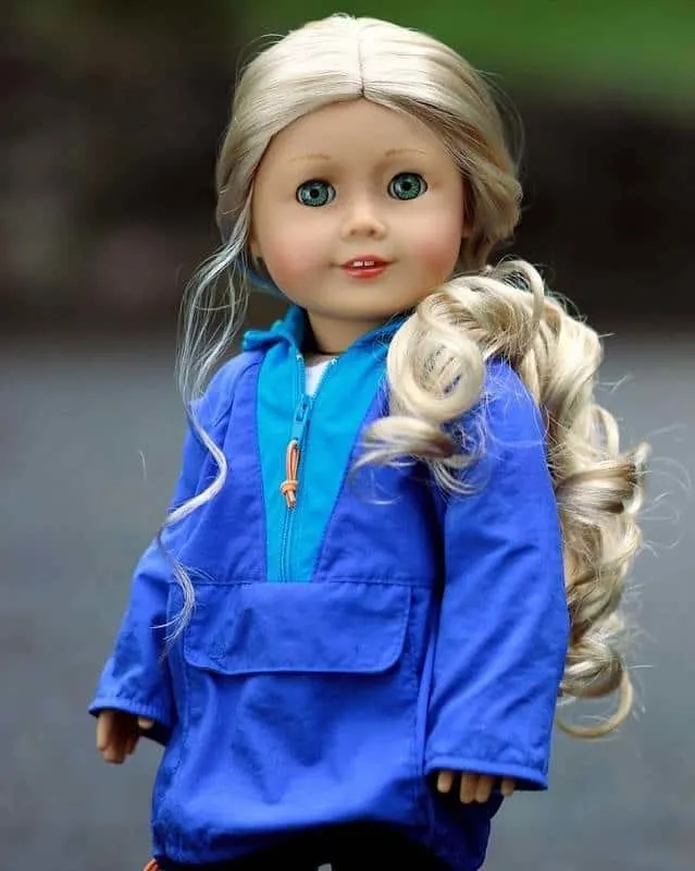 low ponytail hairstyles of american girl doll 