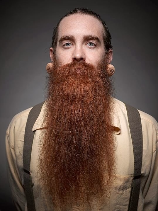 amish Beard with Mustache