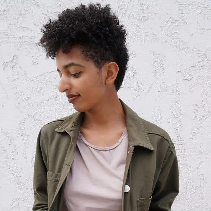 androgynous hairstyle for short hair