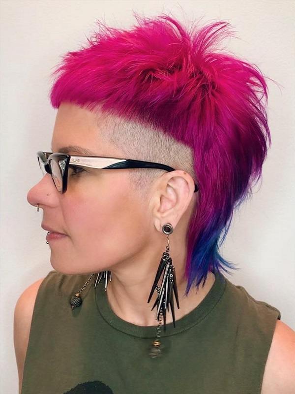 androgynous hairstyles for punk look
