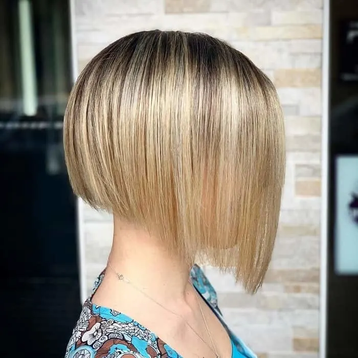 Angled Bob for Fine Hair