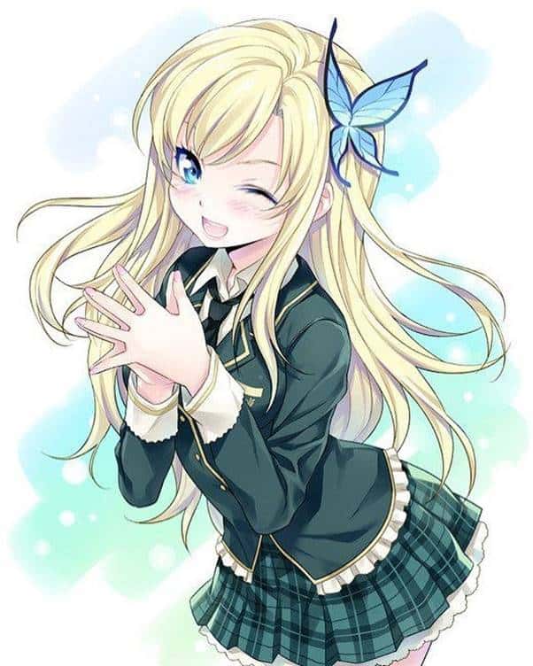 anime girl with blonde hair - Sena Kashiwazaki 