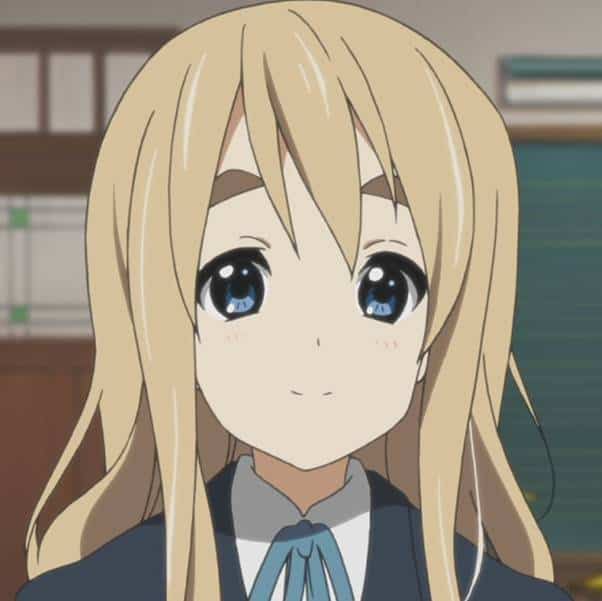 blonde haired anime girl - Tsumugi Kotobuki