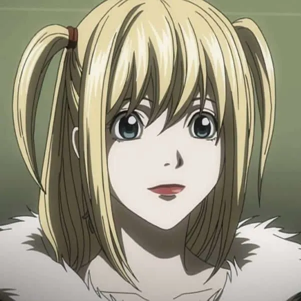 blonde anime girl - Misa Amane