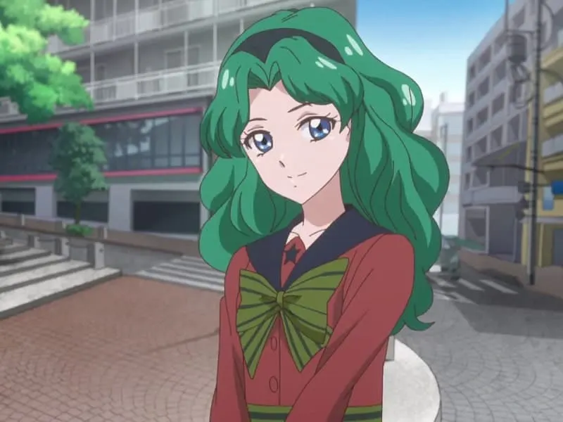 HD wallpaper: anime, anime girls, green hair, flower in hair | Wallpaper  Flare