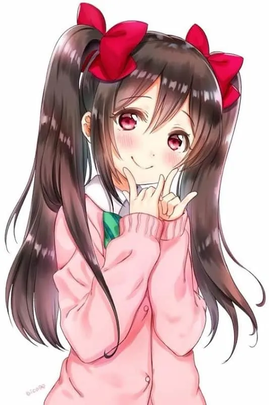 Nico Nico Nii with Long Pigtails