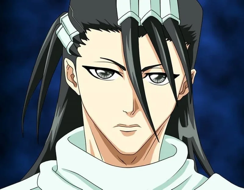 Byakuya Kuchiki - anime guy with long black hair