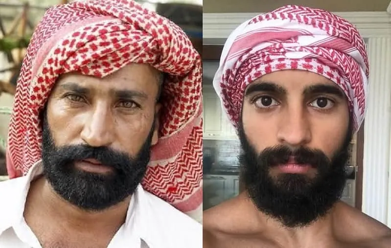 Thick Arab Beard
