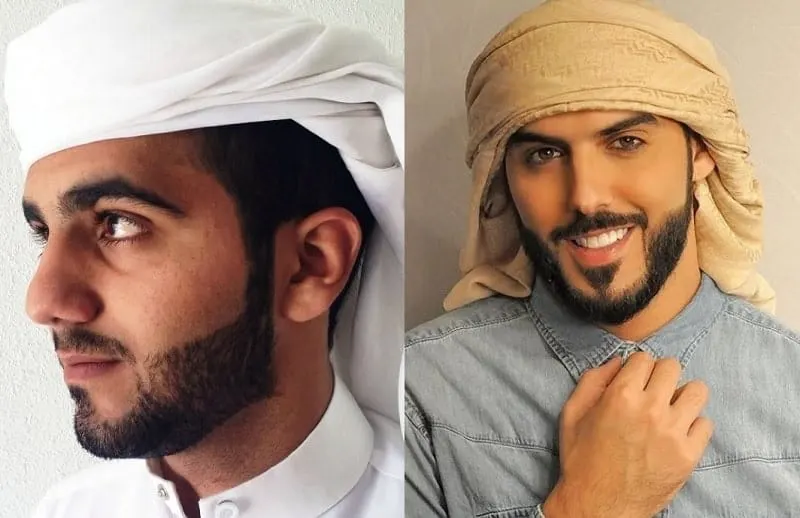 Classic Arab Beard with Sideburns