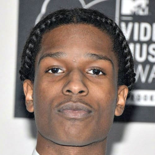 french braid to pair with asap rocky style
