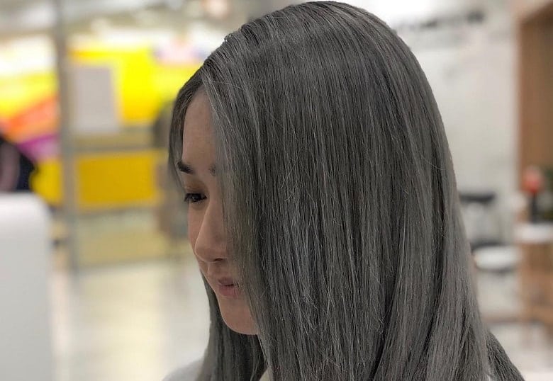 how to maintain ash grey hair