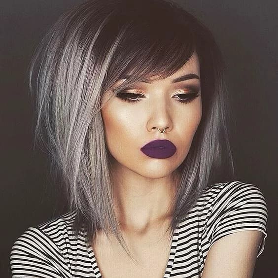 ash grey ombre hair