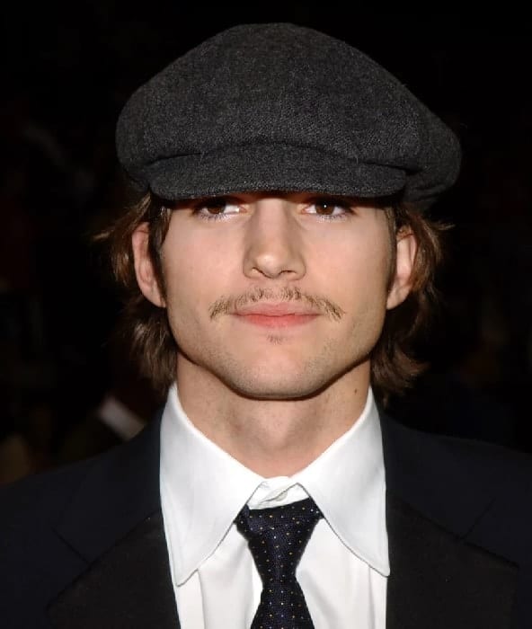 Ashton Kutcher's Pencil Mustache