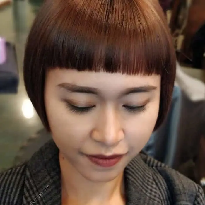 short bob for Asian women