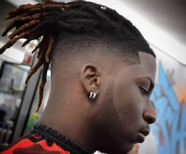 dreadlocks with drop fade