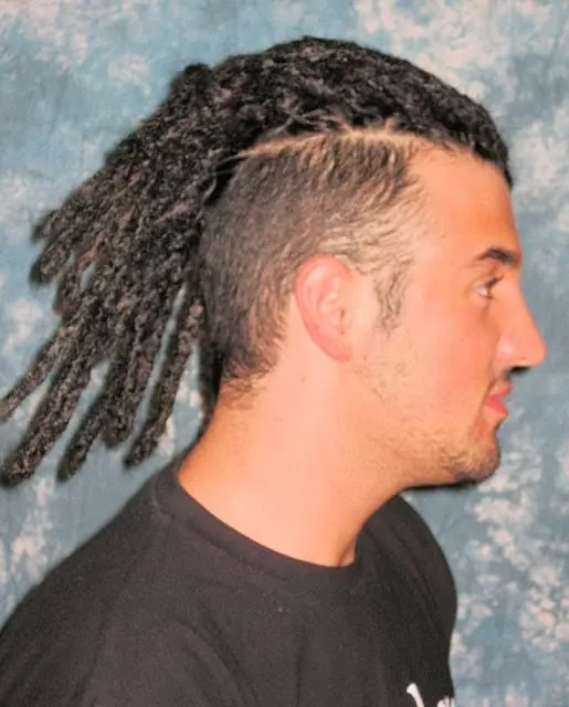 asian dreadlocks with low fade