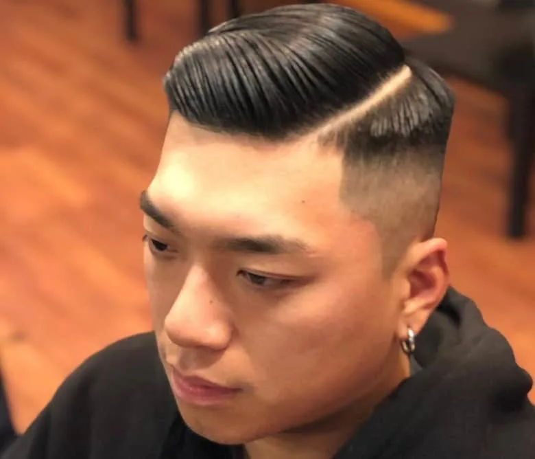 How to Style Asian Undercut with Fade for Men
