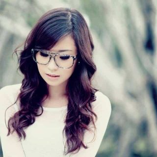 caramel hair color for asian girl