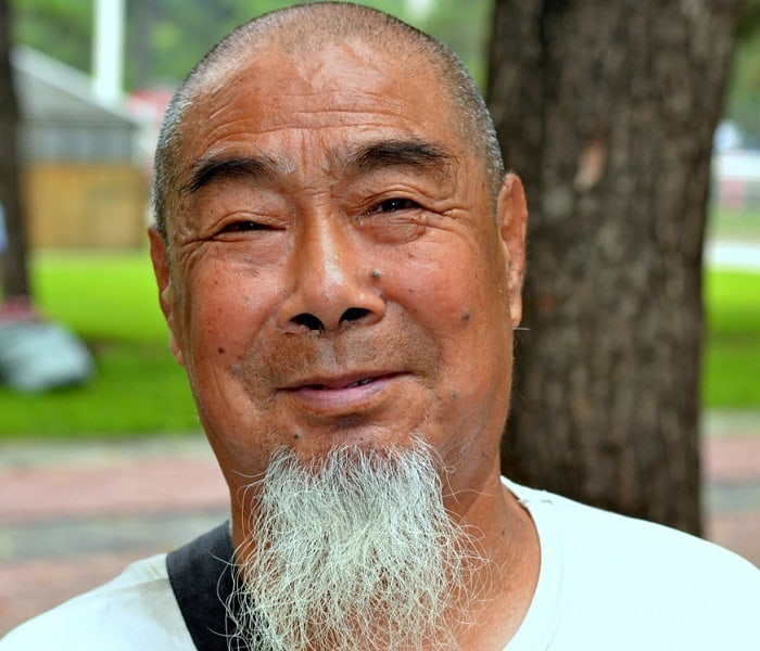 asian old man with beard