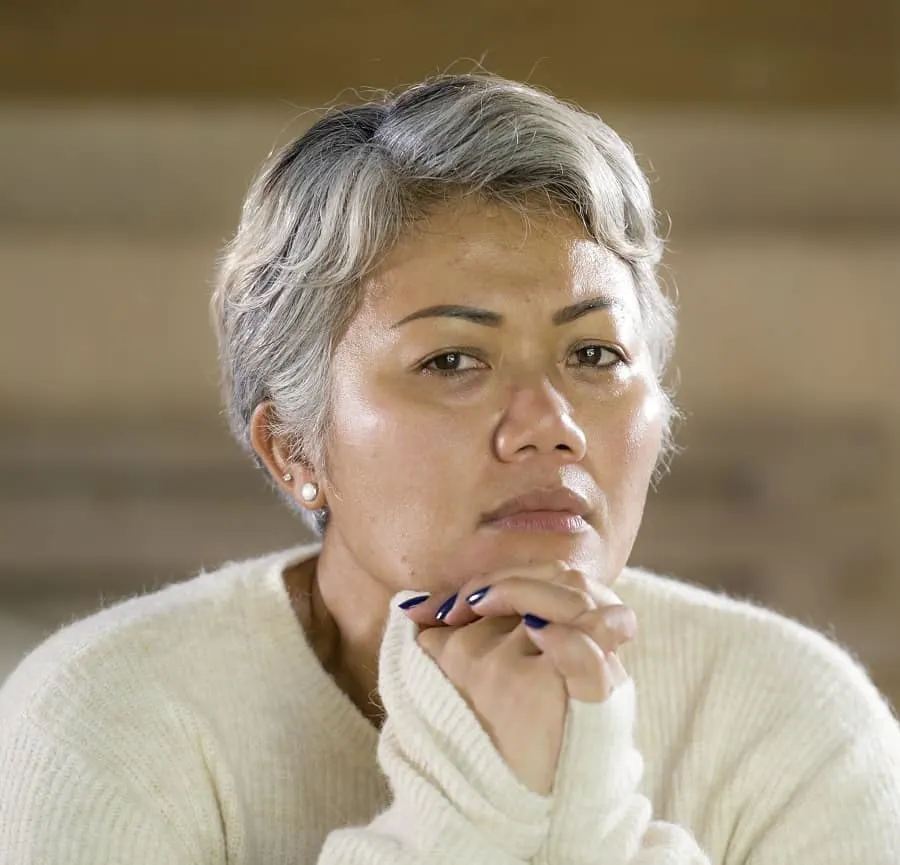 asian pixie haircut for round faces