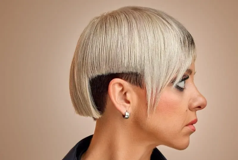 asymmetrical bowl haircut