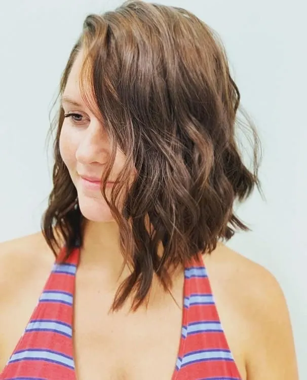 Choppy Asymmetrical Long Bob