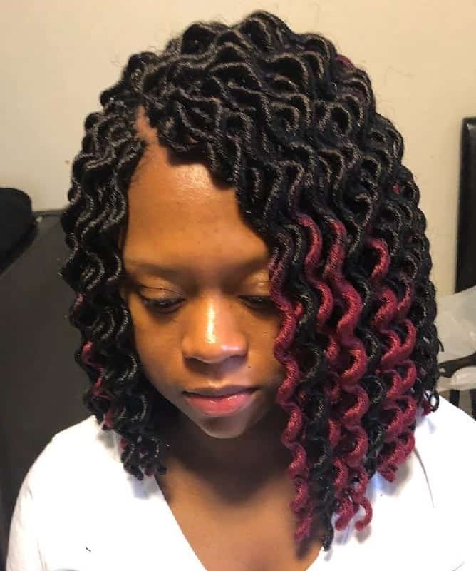 asymmetrical crochet bob