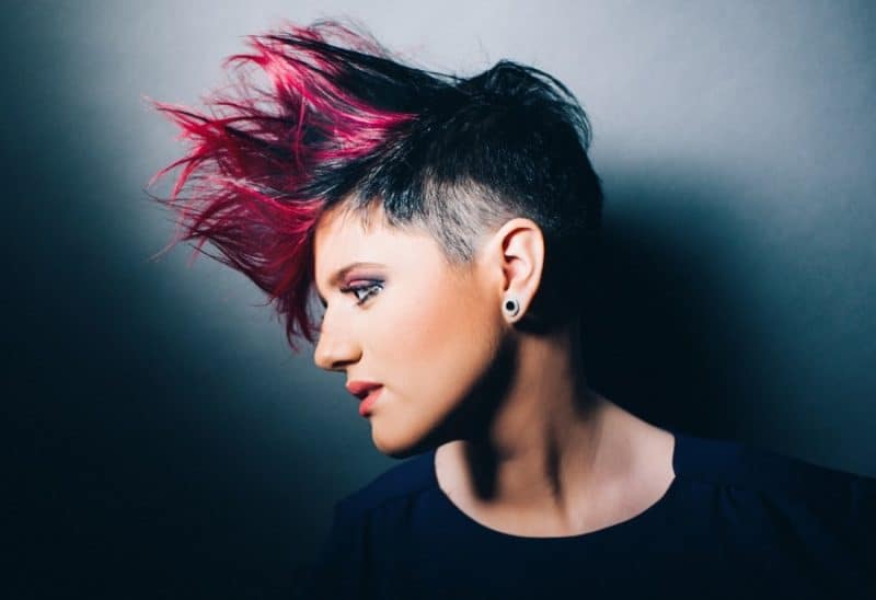 asymmetrical hairstyle with undercut