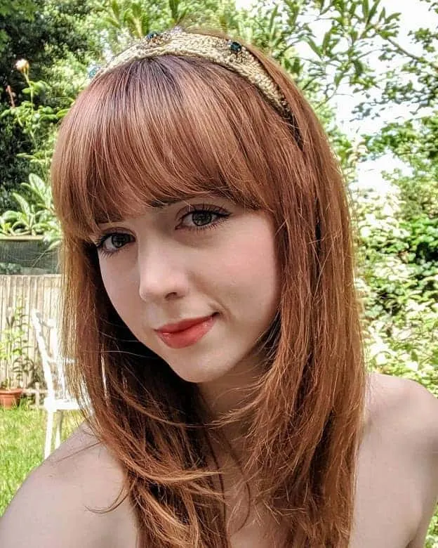 Red Auburn Hair with Blonde Babylights