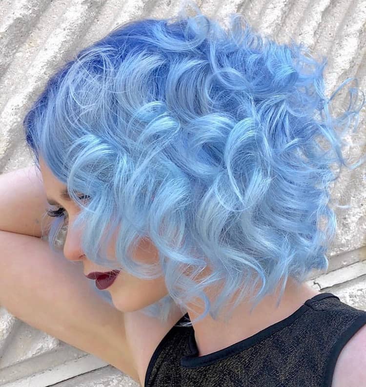 baby blue hair
