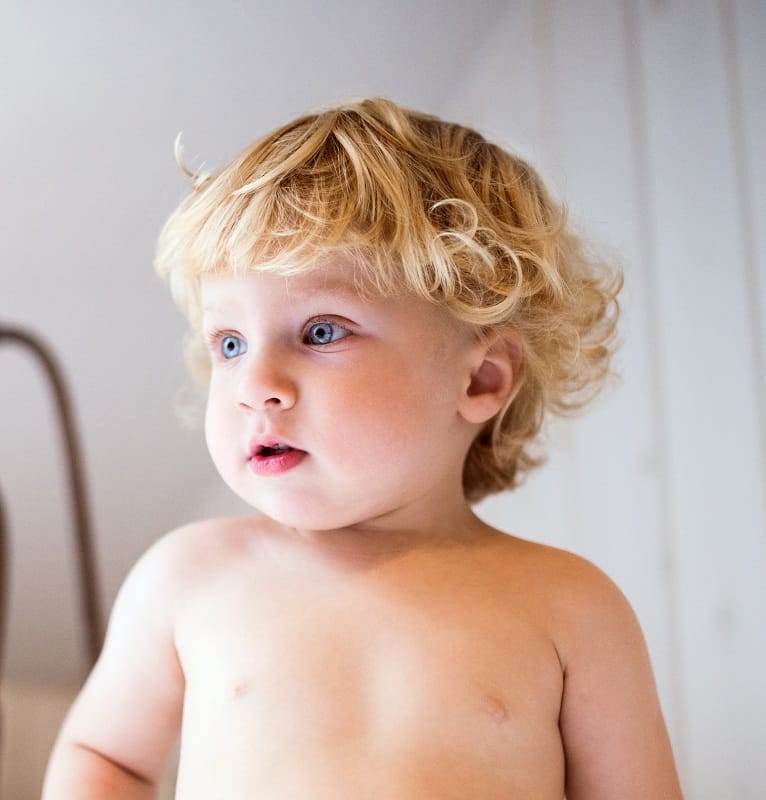 first haircut for baby boys with long hair