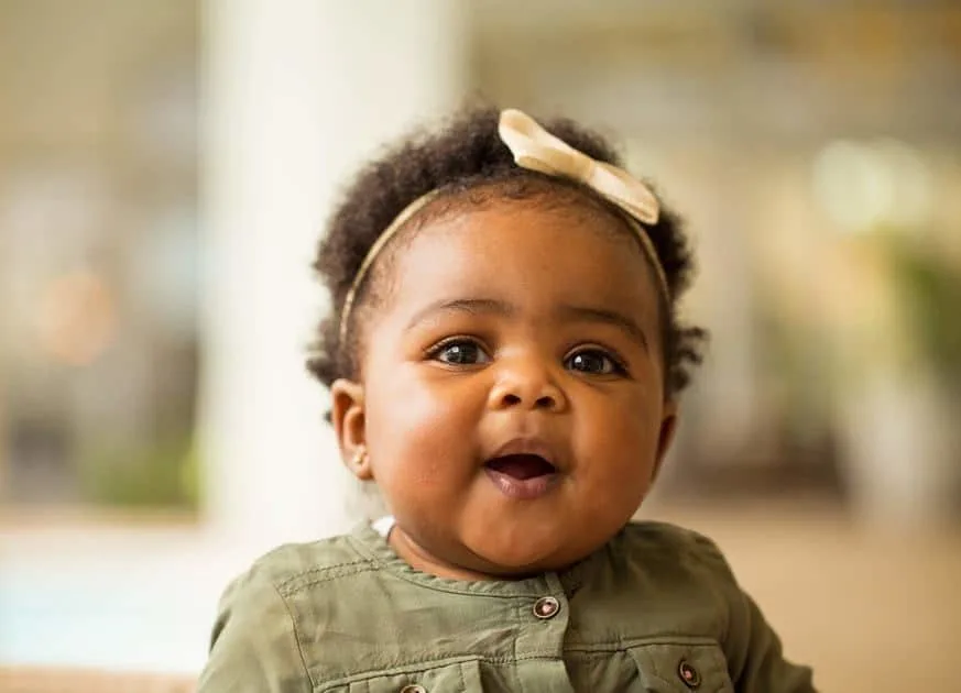 baby girl first haircut style