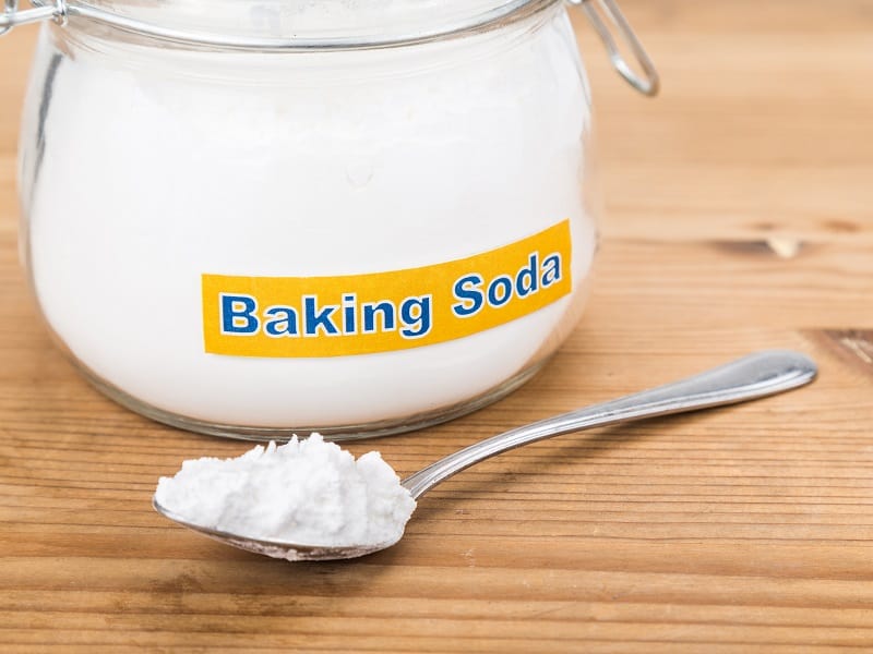 baking soda to remove color from grey hair