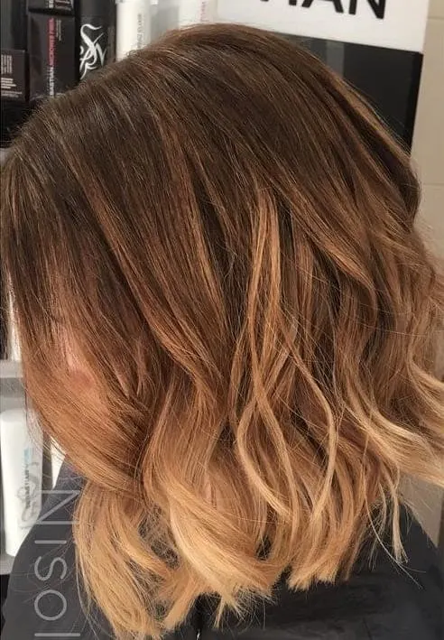 Balayage Bob with Highlights