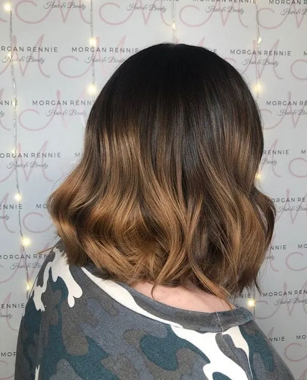 Brown Bob Balayage