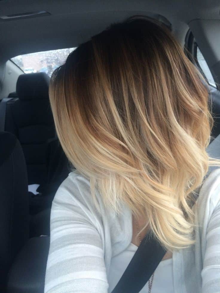 short hair and balayage