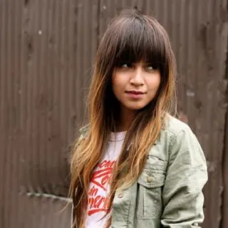 balayage with bangs styles for women