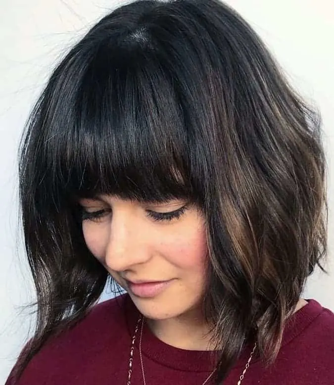 Top 30 Balayage Hairstyles with Bangs That Are Trending Now