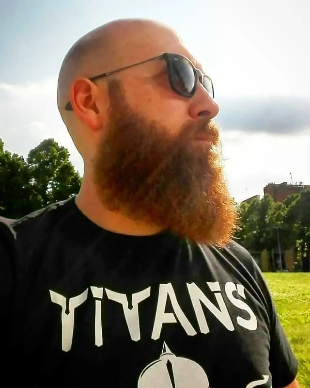 bald men with beards